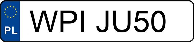 Numer rejestracyjny WPI JU50 posiada BMW 330 - WPIJU50 Numer rejestracyjny WPI JU50 posiada BMW 330 - WPIJU50