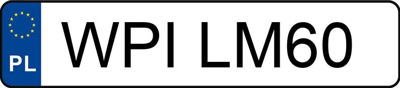 Numer rejestracyjny WPI LM60 posiada BMW 745 D - WPILM60