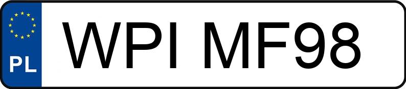 Numer rejestracyjny WPI MF98 posiada VOLKSWAGEN Lupo 1.4 MR`98 Trendline - WPIMF98 Numer rejestracyjny WPI MF98 posiada VOLKSWAGEN Lupo 1.4 MR`98 Trendline - WPIMF98