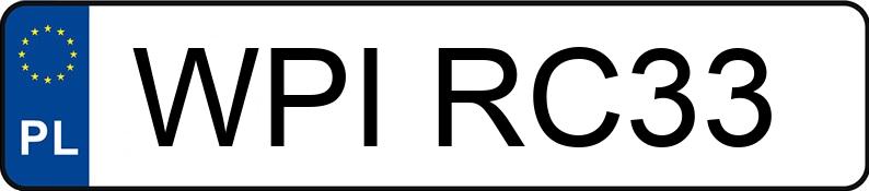 Numer rejestracyjny WPI RC33 posiada VOLKSWAGEN PASSAT CC - WPIRC33 Numer rejestracyjny WPI RC33 posiada VOLKSWAGEN PASSAT CC - WPIRC33