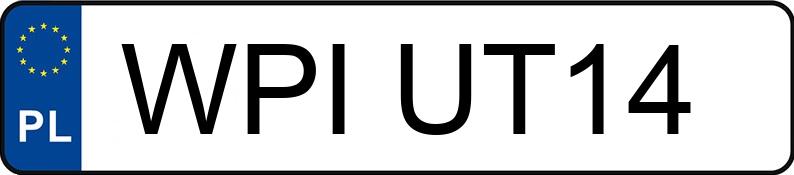 Numer rejestracyjny WPI UT14 posiada SCHMITZ CARGOBULL AG - WPIUT14