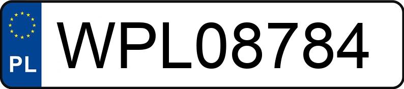 Numer rejestracyjny WPL 08784 posiada BMW 320I - WPL08784