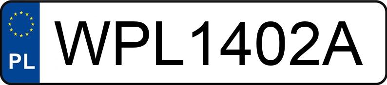 Реєстраційний номер WPL 1402A має SEAT Ibiza 1.2 TDI-CR MR`10 E4 6J Style - WPL1402A