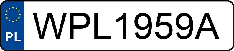 Numer rejestracyjny WPL 1959A posiada AUDI A3 1.6 MR`06 E4 8P Ambiente - WPL1959A Numer rejestracyjny WPL 1959A posiada AUDI A3 1.6 MR`06 E4 8P Ambiente - WPL1959A