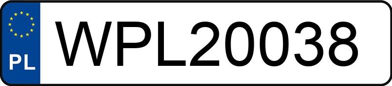 Numer rejestracyjny WPL 20038 posiada HONDA CR-V - WPL20038 Numer rejestracyjny WPL 20038 posiada HONDA CR-V - WPL20038