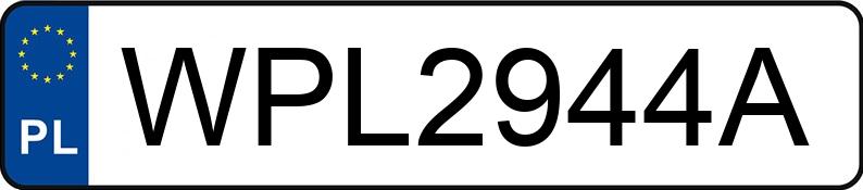 Numer rejestracyjny WPL 2944A posiada SKODA FABIA - WPL2944A