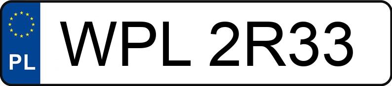 Numer rejestracyjny WPL 2R33 posiada ZETOR 6245 - WPL2R33