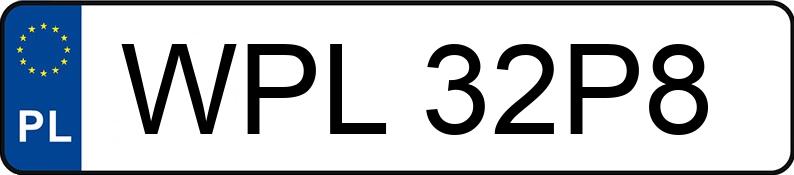 Il numero di registrazione WPL 32P8 ha URSUS MF 255 - WPL32P8