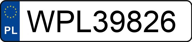 Numer rejestracyjny WPL 39826 posiada CITROEN C4 PICASSO - WPL39826