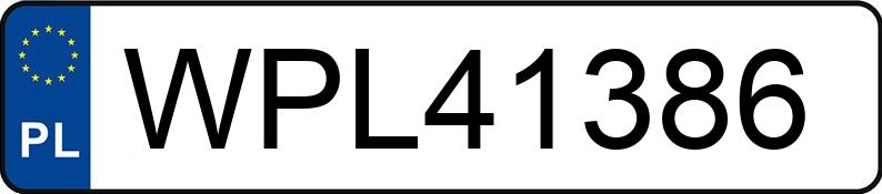 Die Registrierungsnummer WPL 41386 hat VOLKSWAGEN Golf III 1.8i Kat. MR`91 GT - WPL41386