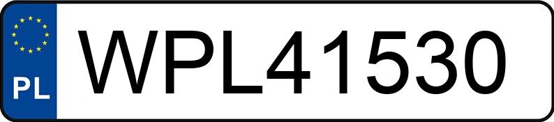 Il numero di registrazione WPL 41530 ha RENAULT Laguna 1.8 MR`98 RXE - WPL41530
