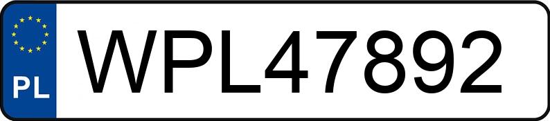 Numer rejestracyjny WPL 47892 posiada OPEL ASTRA 1.8 KAT - WPL47892 Numer rejestracyjny WPL 47892 posiada OPEL ASTRA 1.8 KAT - WPL47892