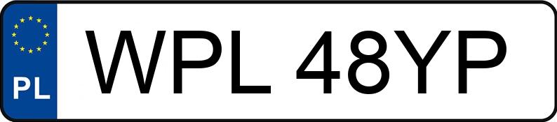 Numer rejestracyjny WPL 48YP posiada VOLKSWAGEN Polo III 1.4 Kat. MR`94 100 - WPL48YP