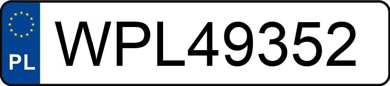 Numer rejestracyjny WPL 49352 posiada VOLVO V50 1.6 D MR`08 E4 V50 1.6 D MR`08 E4 - WPL49352