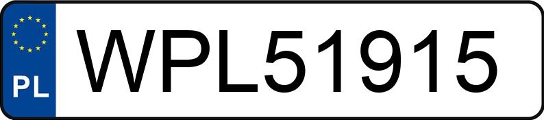 Numer rejestracyjny WPL 51915 posiada FORD KUGA - WPL51915