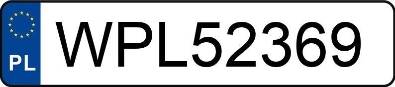 Numer rejestracyjny WPL 52369 posiada HONDA CIVIC - WPL52369