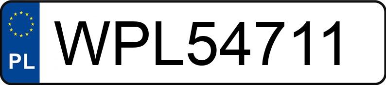 Numer rejestracyjny WPL 54711 posiada SKODA OCTAVIA - WPL54711 Numer rejestracyjny WPL 54711 posiada SKODA OCTAVIA - WPL54711