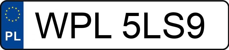 Numer rejestracyjny WPL 5LS9 posiada LUNAR QUASAR 525 - WPL5LS9