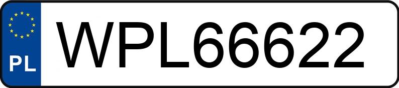 Numer rejestracyjny WPL 66622 posiada AUDI A4 - WPL66622