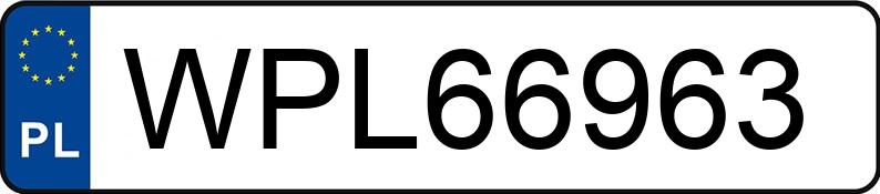 Numer rejestracyjny WPL 66963 posiada BMW 520i E34 520i E34 - WPL66963