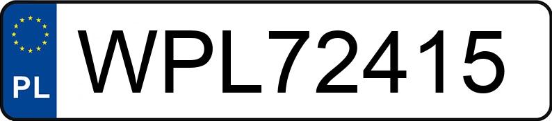 Numer rejestracyjny WPL 72415 posiada BMW 520 - WPL72415