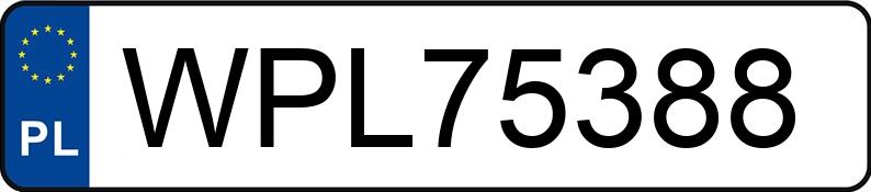 Numer rejestracyjny WPL 75388 posiada VOLVO S40 2.0 D MR`04 E4 S40 2.0 D MR`04 E4 - WPL75388
