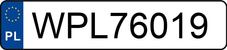 Numer rejestracyjny WPL 76019 posiada BMW 520 - WPL76019