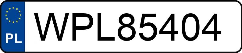 Numer rejestracyjny WPL 85404 posiada VOLKSWAGEN Golf VI Variant 1.6 TDI MR`08 E5 Comfortline - WPL85404