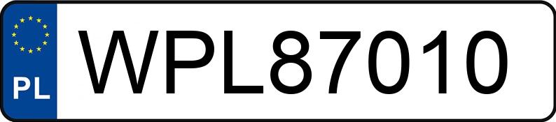Numer rejestracyjny WPL 87010 posiada HONDA Legend 3.2 Kat. MR`91 Legend 3.2 Kat. MR`91 - WPL87010