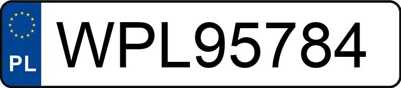 Numer rejestracyjny WPL 95784 posiada SEAT Leon 2.0 MR`05 E4 1P Stylance - WPL95784 Numer rejestracyjny WPL 95784 posiada SEAT Leon 2.0 MR`05 E4 1P Stylance - WPL95784