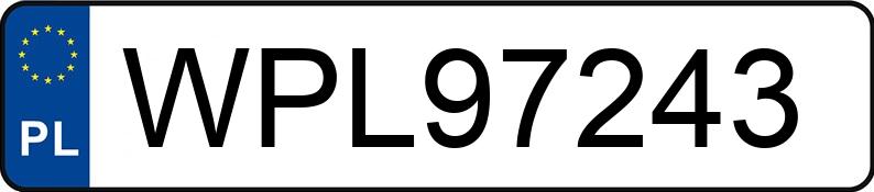 Numer rejestracyjny WPL 97243 posiada AM GENERAL  - WPL97243