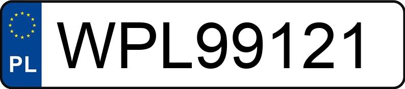Numer rejestracyjny WPL 99121 posiada BMW 116I - WPL99121