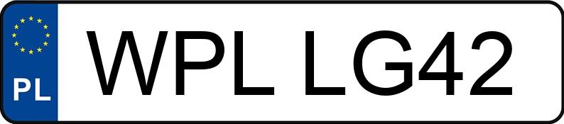 Numer rejestracyjny WPL LG42 posiada SUBARU FORESTER - WPLLG42 Numer rejestracyjny WPL LG42 posiada SUBARU FORESTER - WPLLG42