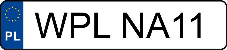 Numer rejestracyjny WPL NA11 posiada FORD MONDEO - WPLNA11