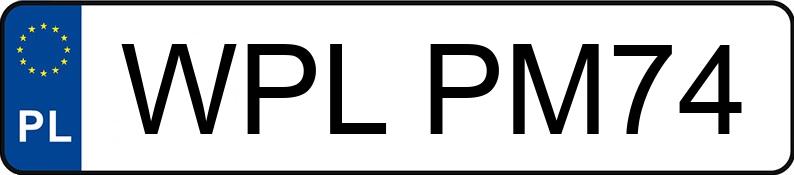 Numer rejestracyjny WPL PM74 posiada SKODA OCTAVIA 1.9 TDI - WPLPM74
