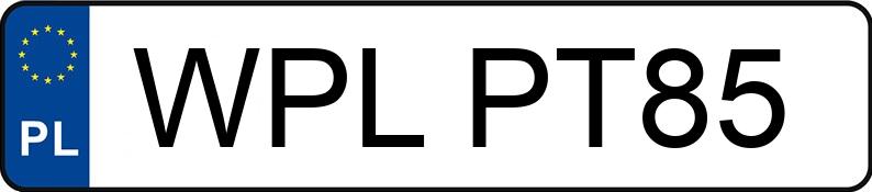 Numer rejestracyjny WPL PT85 posiada HONDA Jazz 1.4i MR`02 E3 LS - WPLPT85