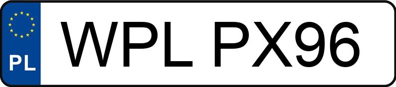 Numer rejestracyjny WPL PX96 posiada FORD Focus 1.6 Kat. MR`98 - WPLPX96 Numer rejestracyjny WPL PX96 posiada FORD Focus 1.6 Kat. MR`98 - WPLPX96