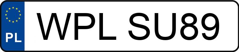 Numer rejestracyjny WPL SU89 posiada TOYOTA YARIS - WPLSU89 Numer rejestracyjny WPL SU89 posiada TOYOTA YARIS - WPLSU89