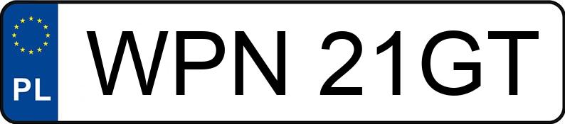 Numer rejestracyjny WPN 21GT posiada TOYOTA Yaris 1.0 MR`99 Terra - WPN21GT