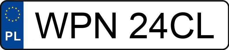 Numer rejestracyjny WPN24CL posiada LDS NPA 34.0t NPA-33