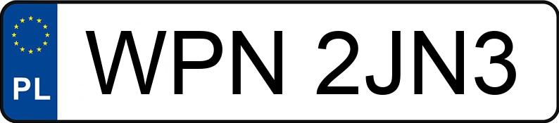 Numer rejestracyjny WPN 2JN3 posiada BMW 525I - WPN2JN3 Numer rejestracyjny WPN 2JN3 posiada BMW 525I - WPN2JN3