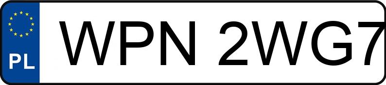 Numer rejestracyjny WPN 2WG7 posiada FIAT PUNTO - WPN2WG7 Numer rejestracyjny WPN 2WG7 posiada FIAT PUNTO - WPN2WG7