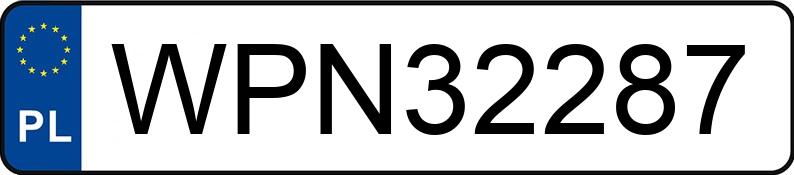 Numer rejestracyjny WPN 32287 posiada PEUGEOT 208 - WPN32287