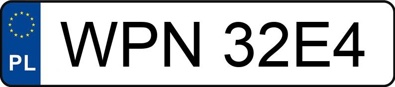 Numer rejestracyjny WPN 32E4 posiada SKODA FABIA - WPN32E4 Numer rejestracyjny WPN 32E4 posiada SKODA FABIA - WPN32E4