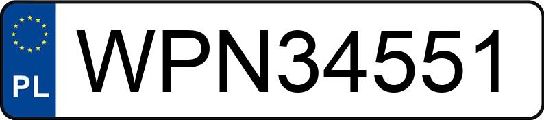 Numer rejestracyjny WPN 34551 posiada FORD Kuga 1.5 EcoBoost MR`13 E6 Trend - WPN34551