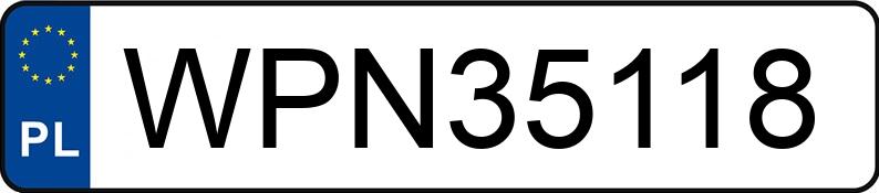 Numer rejestracyjny WPN 35118 posiada FORD KUGA - WPN35118