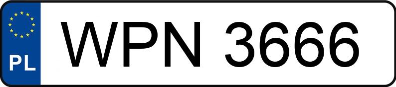Numer rejestracyjny WPN 3666 posiada FIAT SEICENTO 0.9 KAT - WPN3666