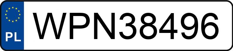 Numer rejestracyjny WPN 38496 posiada NISSAN QASHQAI+2 - WPN38496