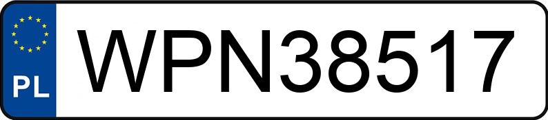 Numer rejestracyjny WPN 38517 posiada AUDI A4 LIMOUSINE - WPN38517 Numer rejestracyjny WPN 38517 posiada AUDI A4 LIMOUSINE - WPN38517