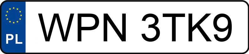 Numer rejestracyjny WPN 3TK9 posiada BMW X5 - WPN3TK9